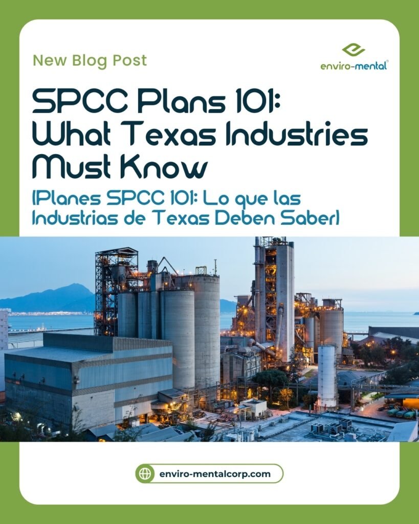 SPCC plans 101: What Texas industries must know
